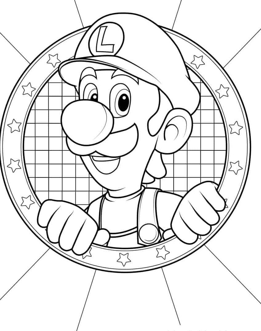 160+ Luigi Coloring Pages FREE Printable 26