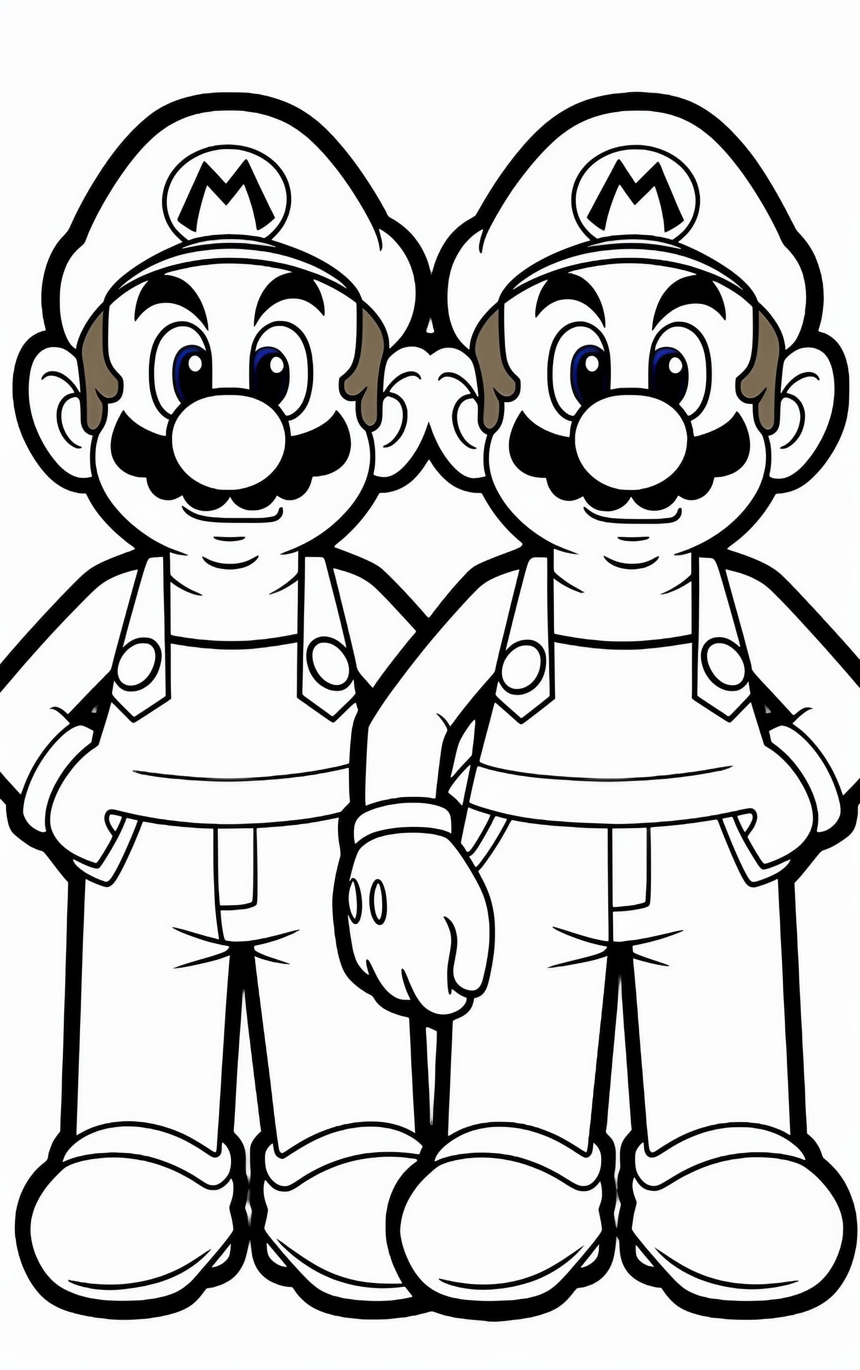 160+ Luigi Coloring Pages FREE Printable 3