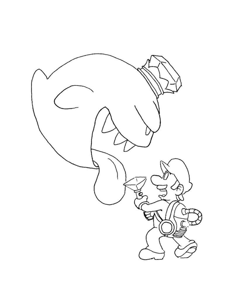 160+ Luigi Coloring Pages FREE Printable 39