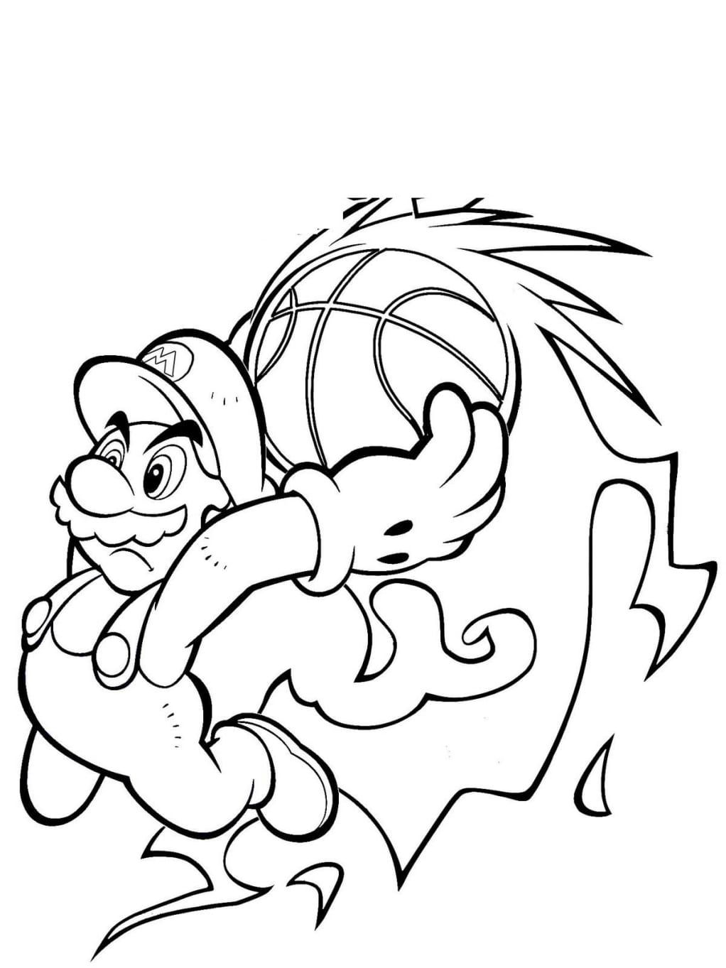 160+ Luigi Coloring Pages FREE Printable 45