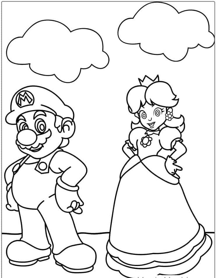 160+ Luigi Coloring Pages FREE Printable 50