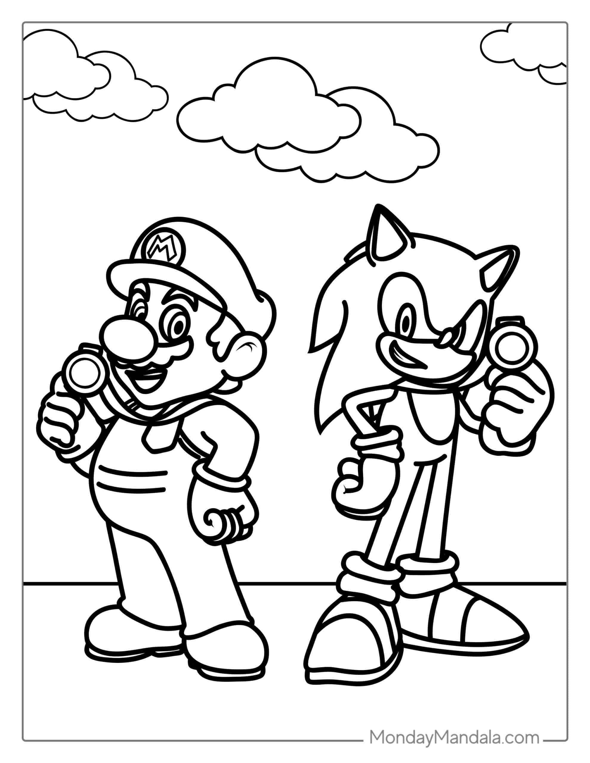 160+ Luigi Coloring Pages FREE Printable 53