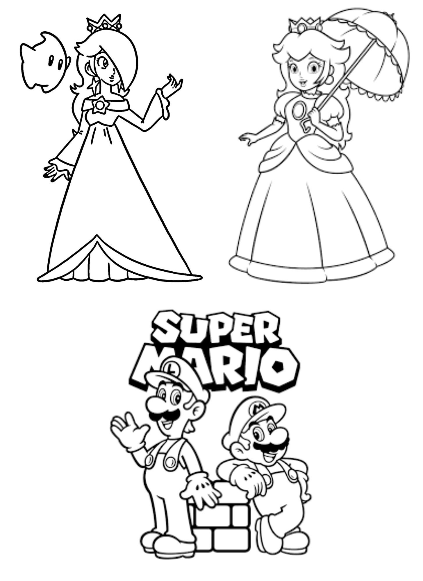 160+ Luigi Coloring Pages FREE Printable 7