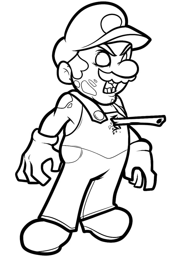 160+ Luigi Coloring Pages FREE Printable 71