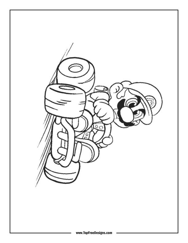 160+ Luigi Coloring Pages FREE Printable 86