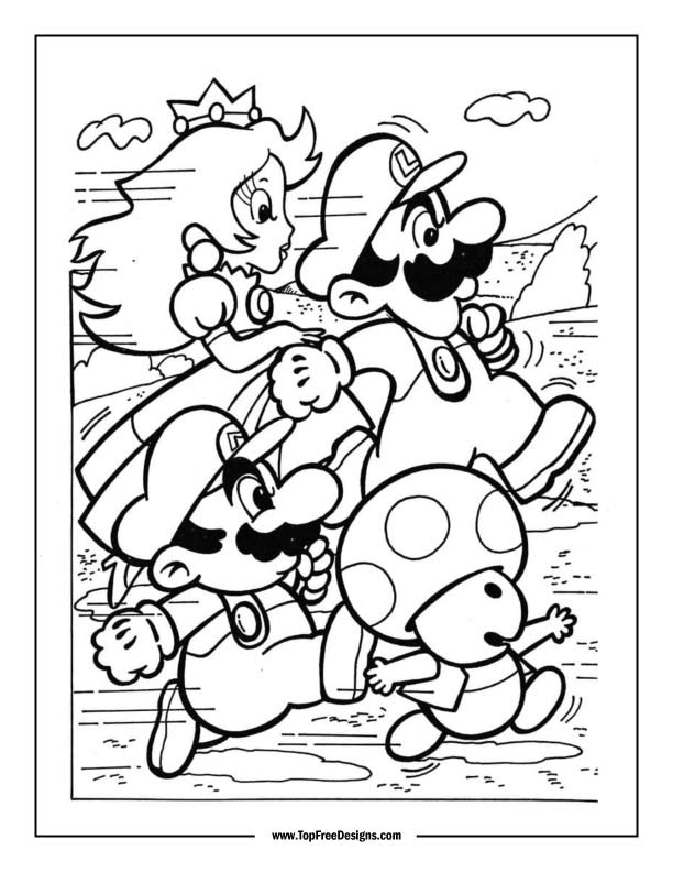 160+ Luigi Coloring Pages FREE Printable 87