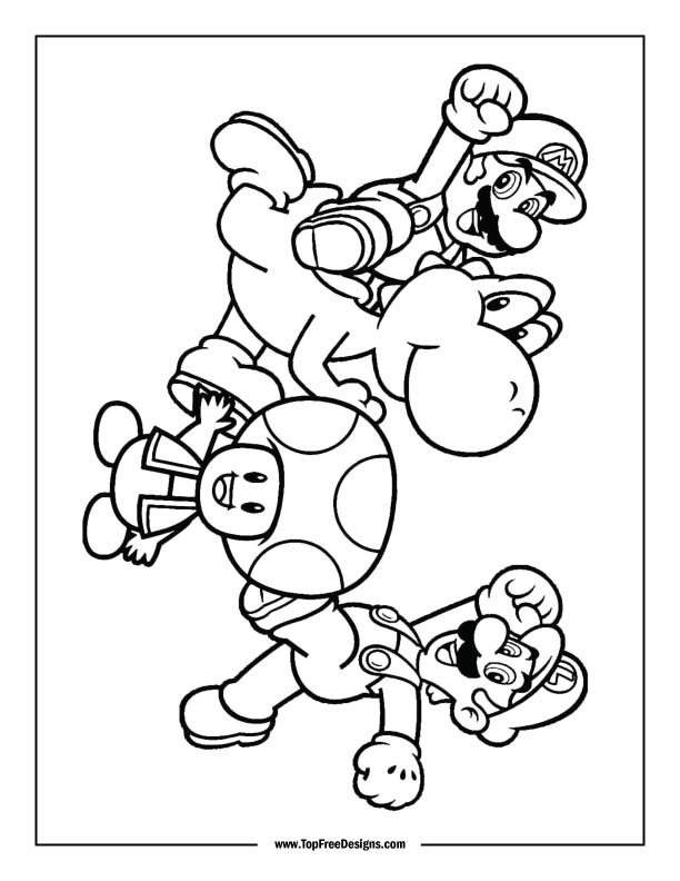 160+ Luigi Coloring Pages FREE Printable 89