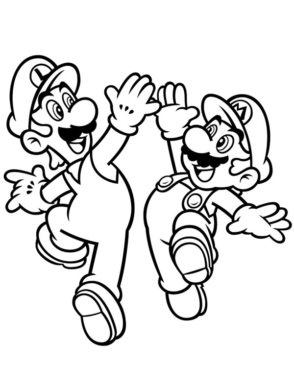 160+ Luigi Coloring Pages FREE Printable 92