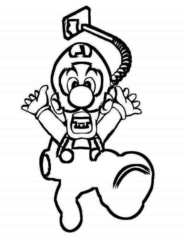 160+ Luigi Coloring Pages FREE Printable 94