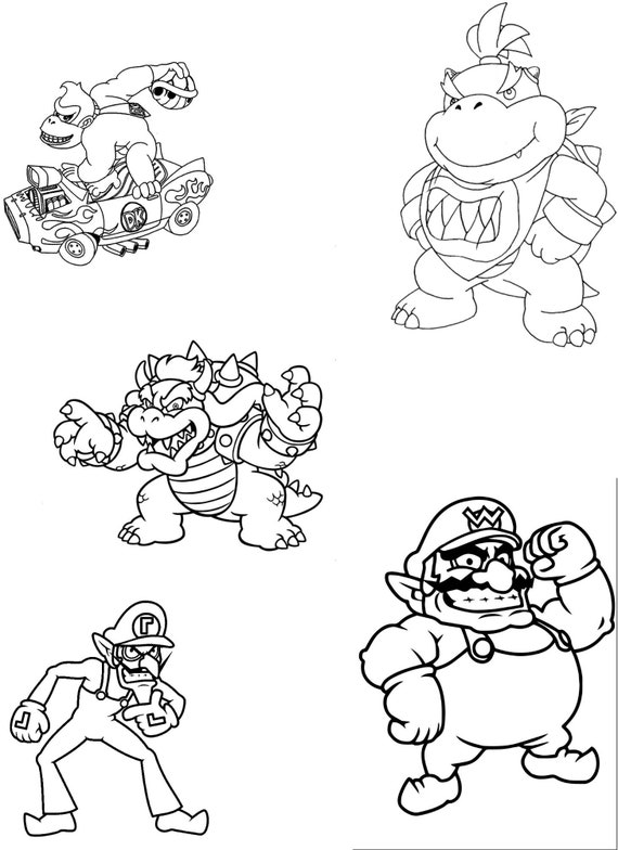 160+ Luigi Coloring Pages FREE Printable 98