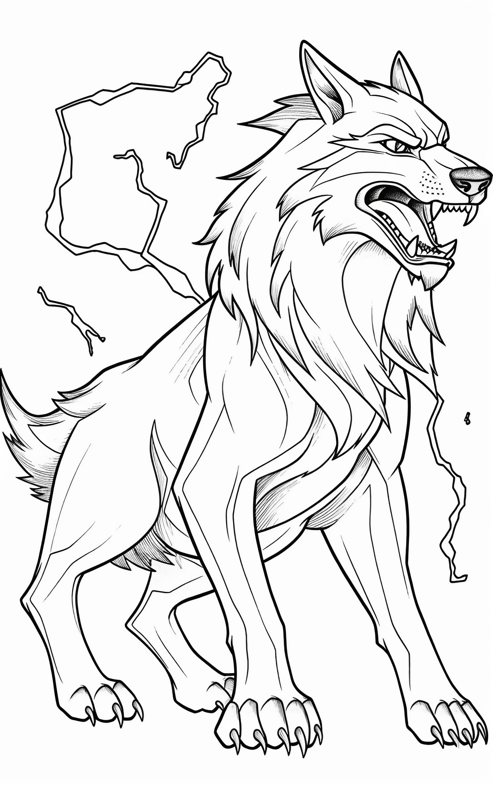 160 Wolf Coloring Pages: Howl with Creativity 11