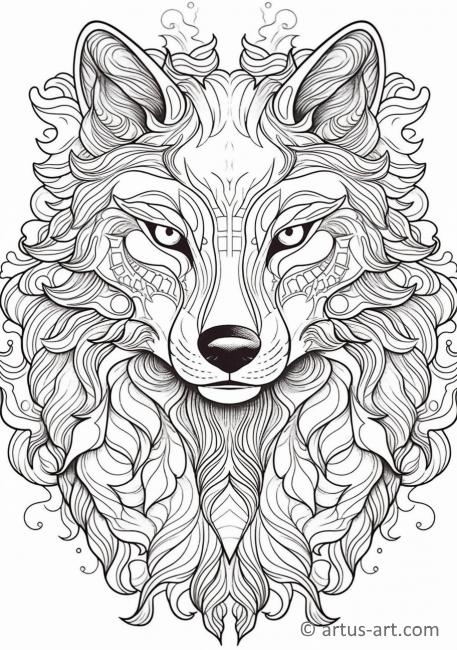 160 Wolf Coloring Pages: Howl with Creativity 121