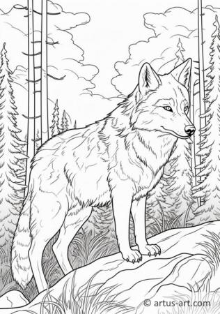 160 Wolf Coloring Pages: Howl with Creativity 140