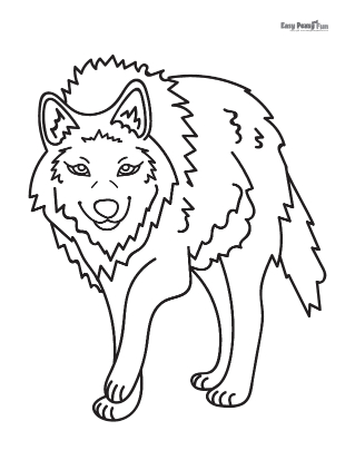 160 Wolf Coloring Pages: Howl with Creativity 147