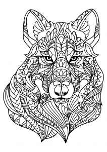 160 Wolf Coloring Pages: Howl with Creativity 160