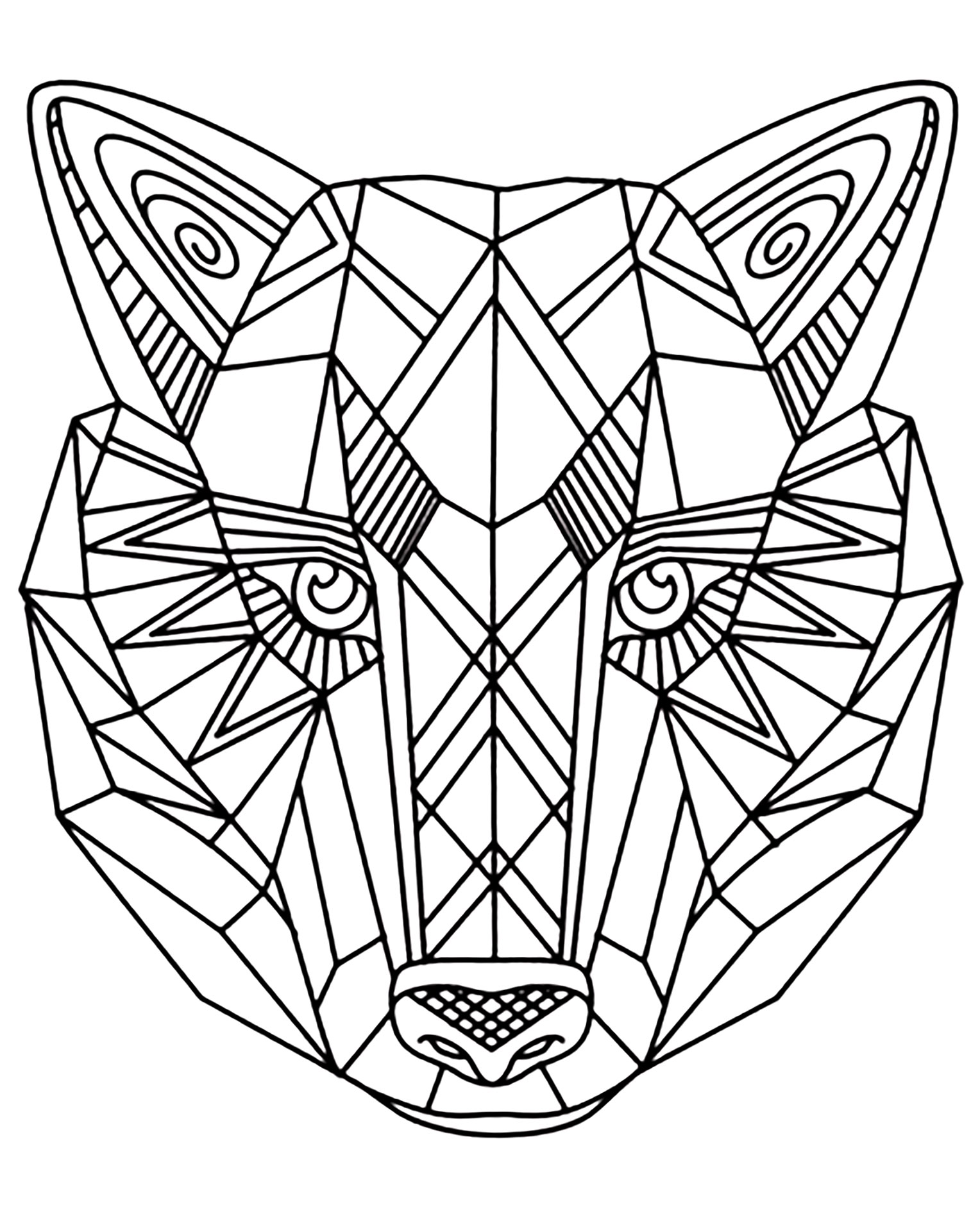 160 Wolf Coloring Pages: Howl with Creativity 17