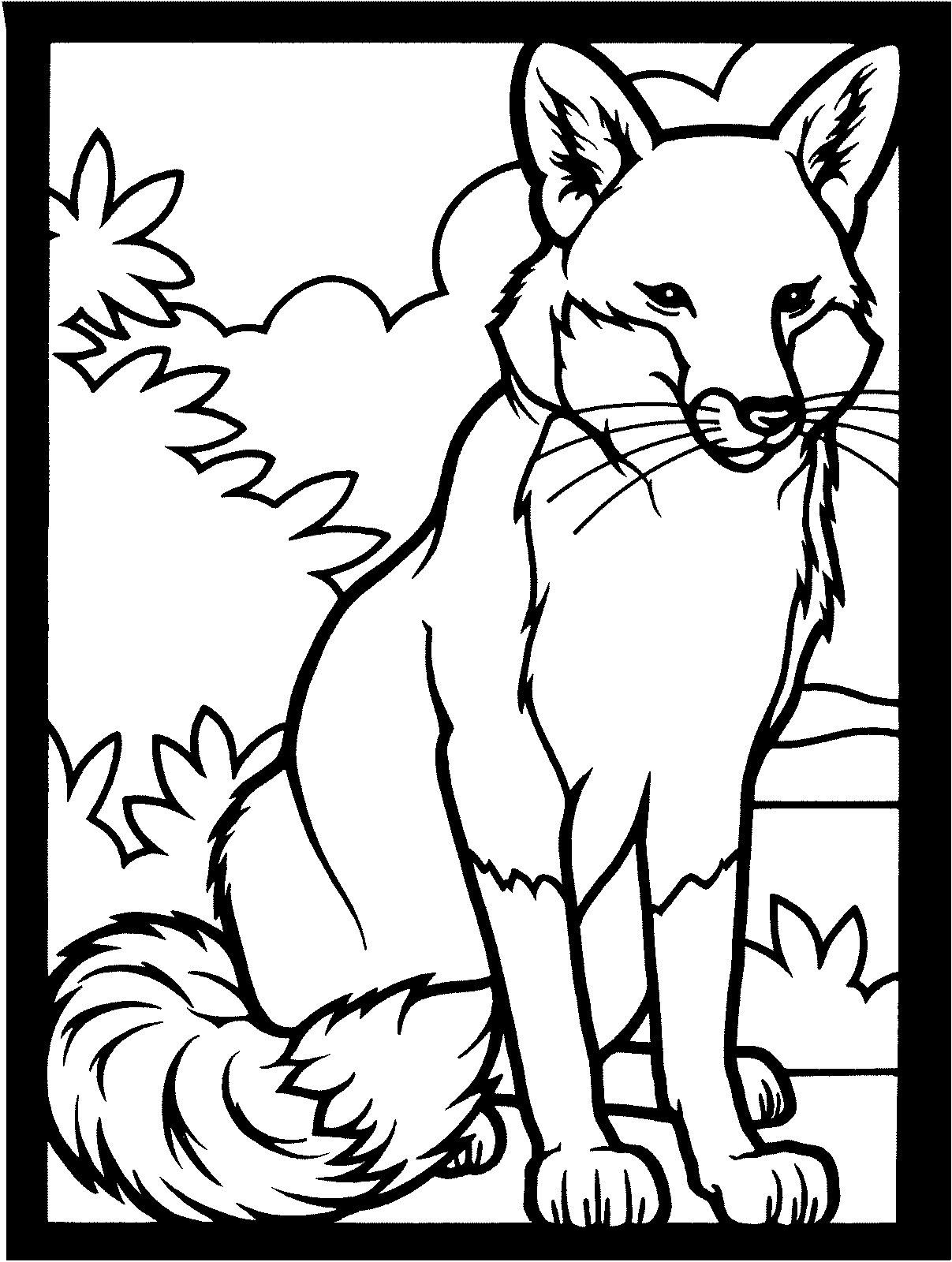 160 Wolf Coloring Pages: Howl with Creativity 24