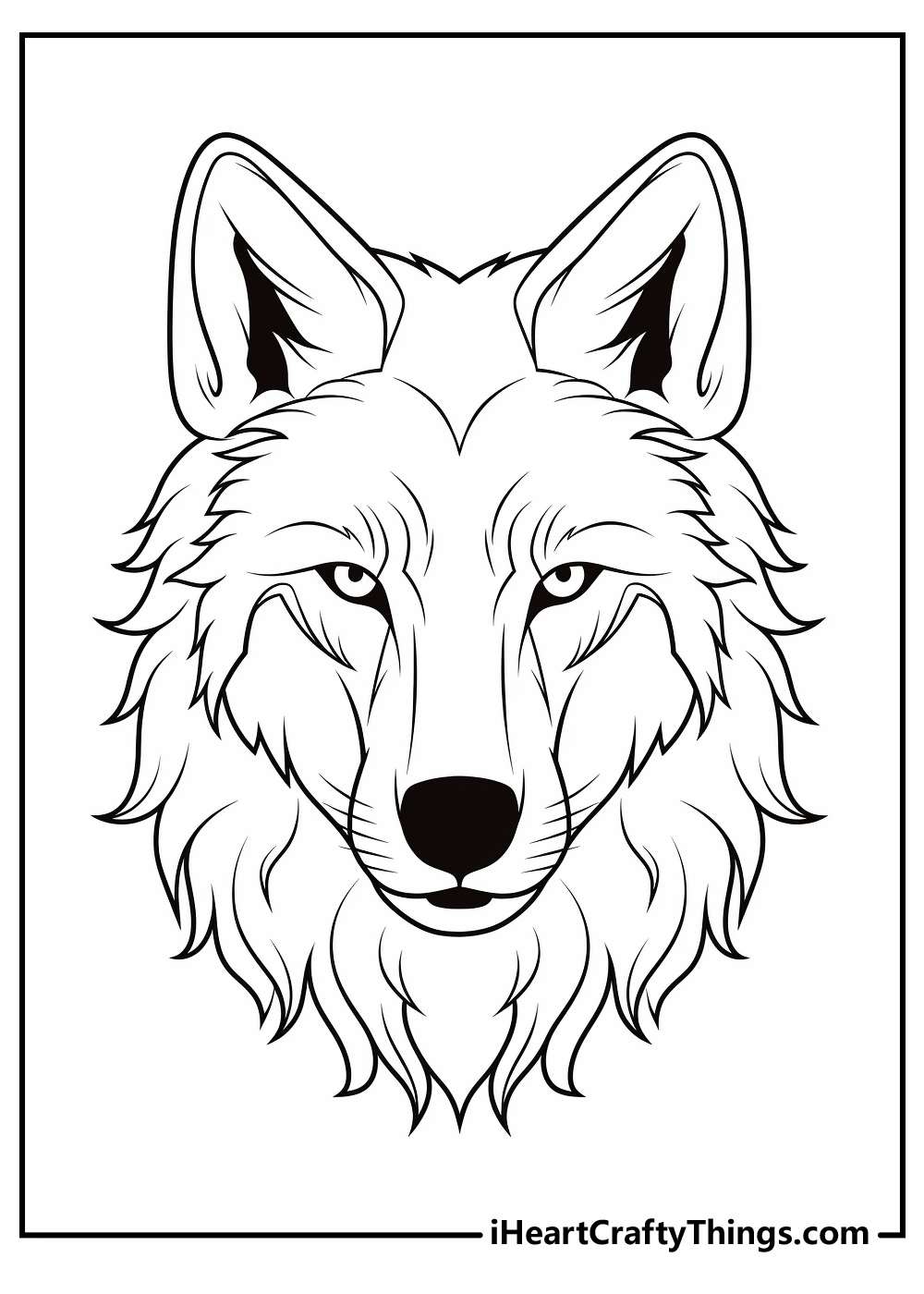 160 Wolf Coloring Pages: Howl with Creativity 31