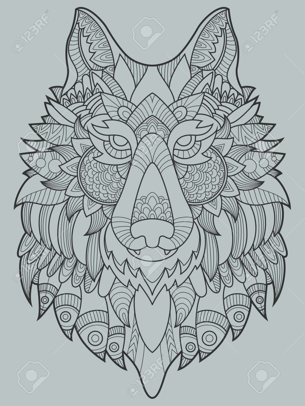 160 Wolf Coloring Pages: Howl with Creativity 36