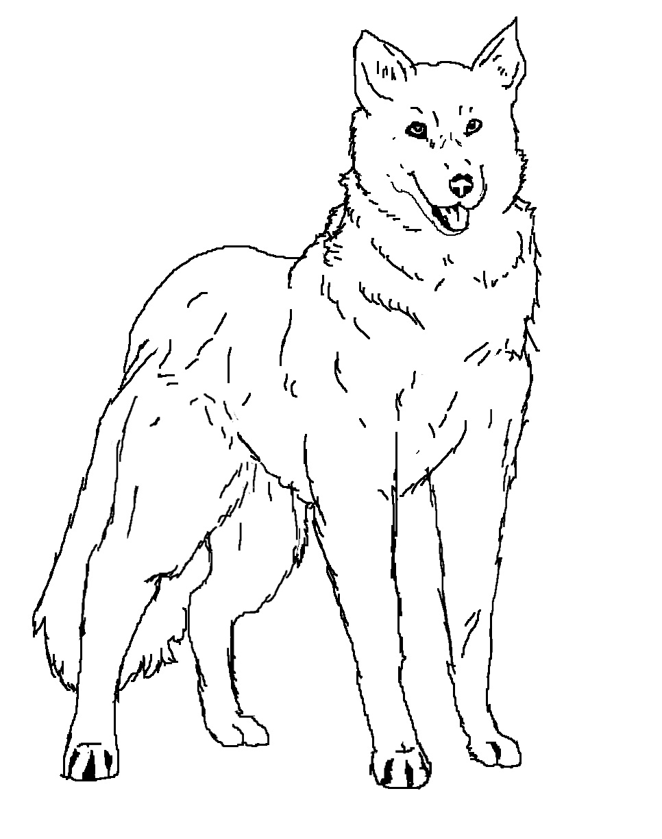 160 Wolf Coloring Pages: Howl with Creativity 38