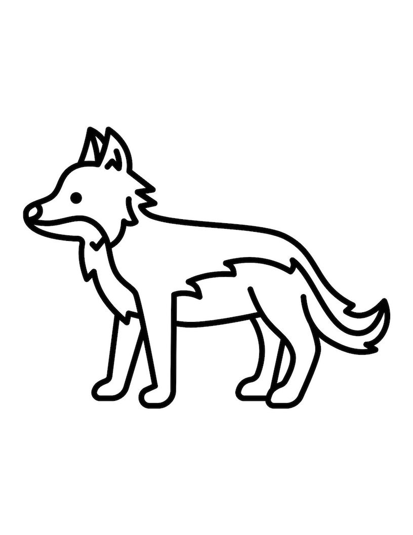 160 Wolf Coloring Pages: Howl with Creativity 47