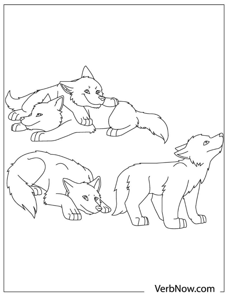 160 Wolf Coloring Pages: Howl with Creativity 50