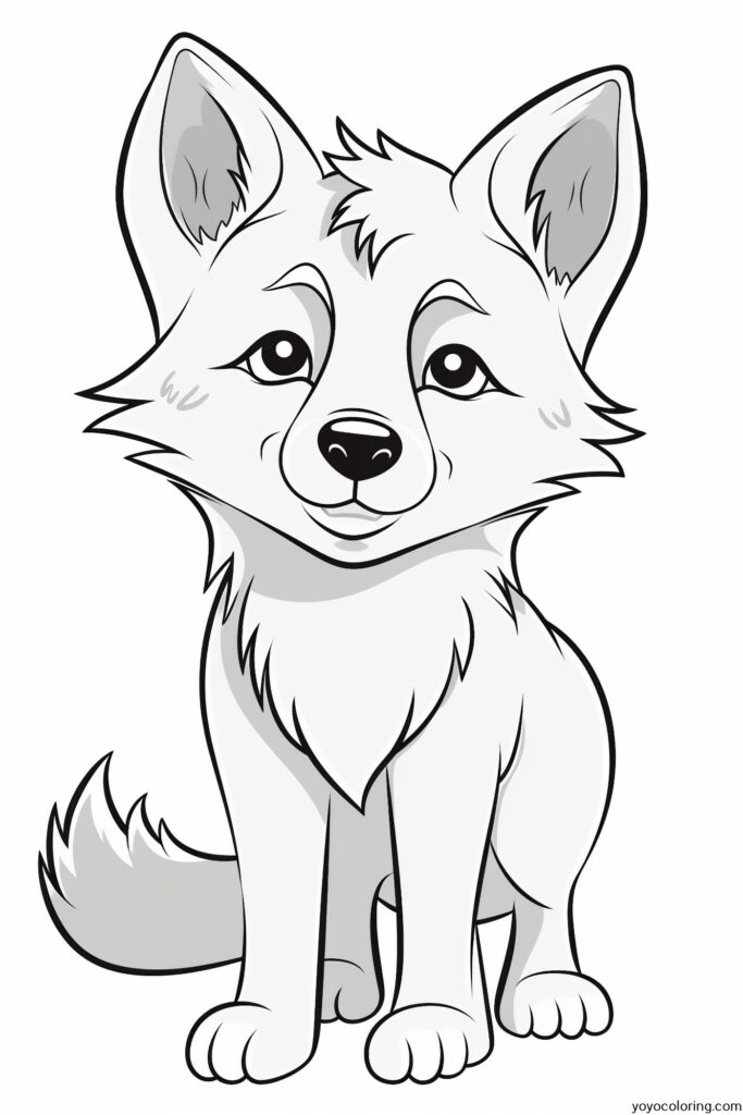 160 Wolf Coloring Pages: Howl with Creativity 66