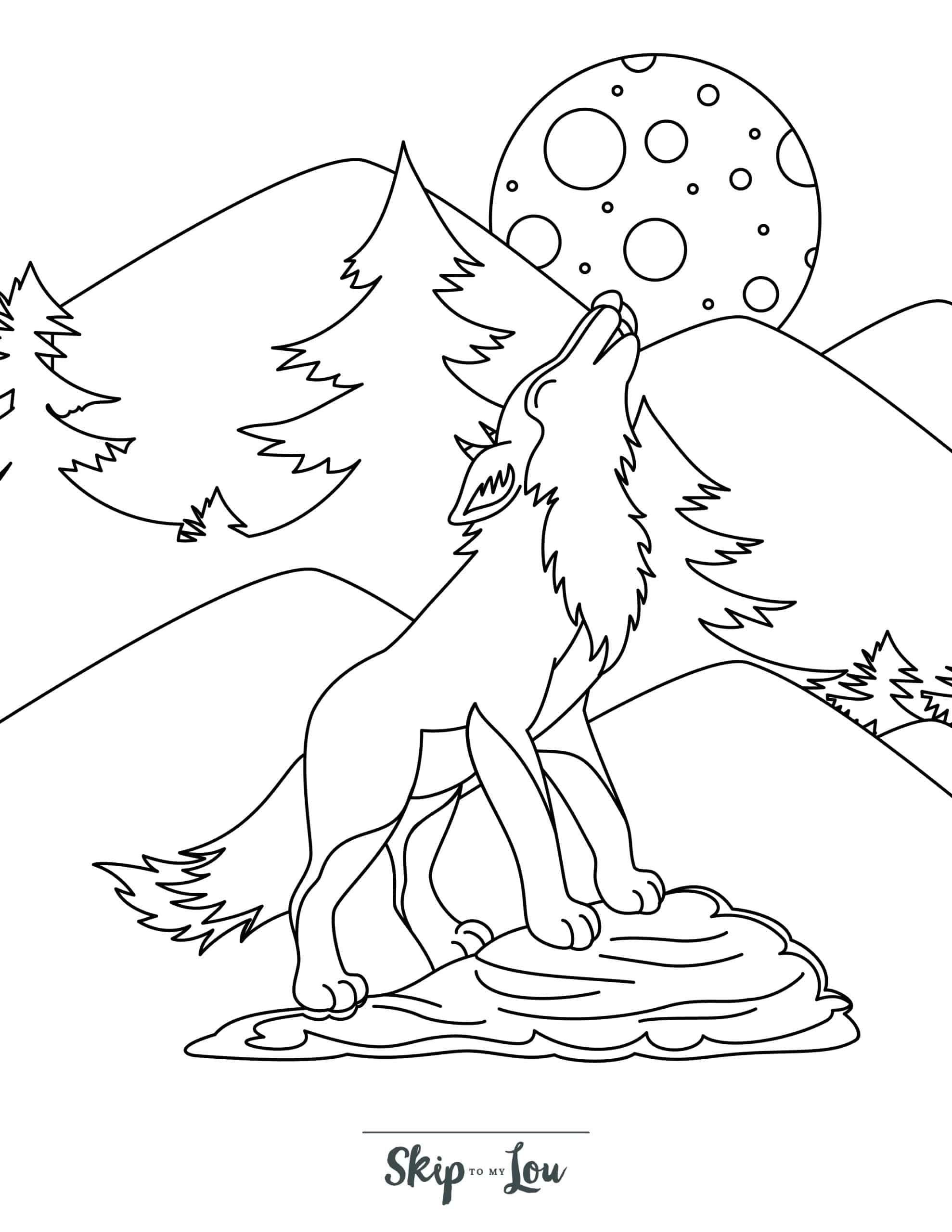 160 Wolf Coloring Pages: Howl with Creativity 8