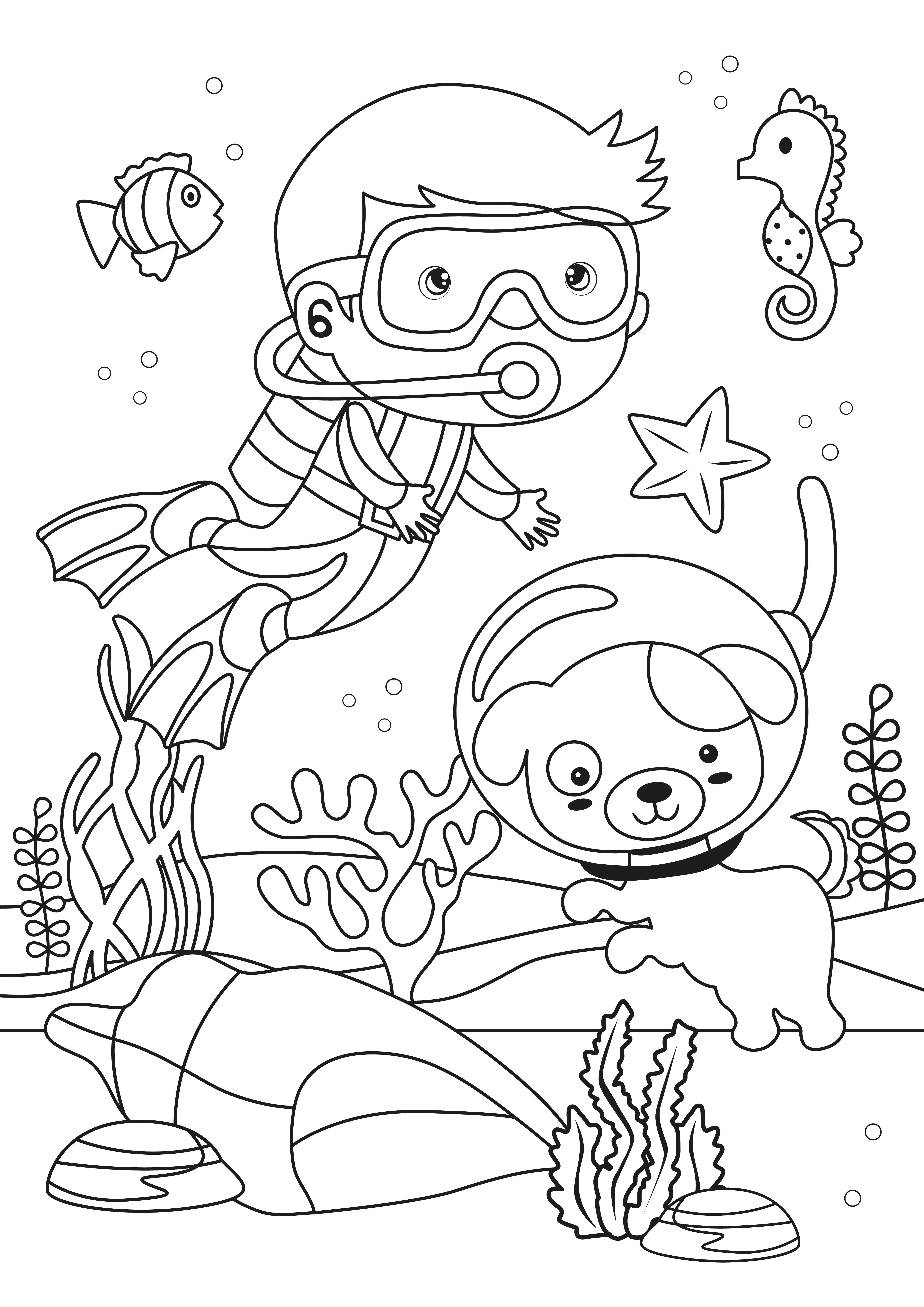 170+ Octonauts Coloring Pages 1
