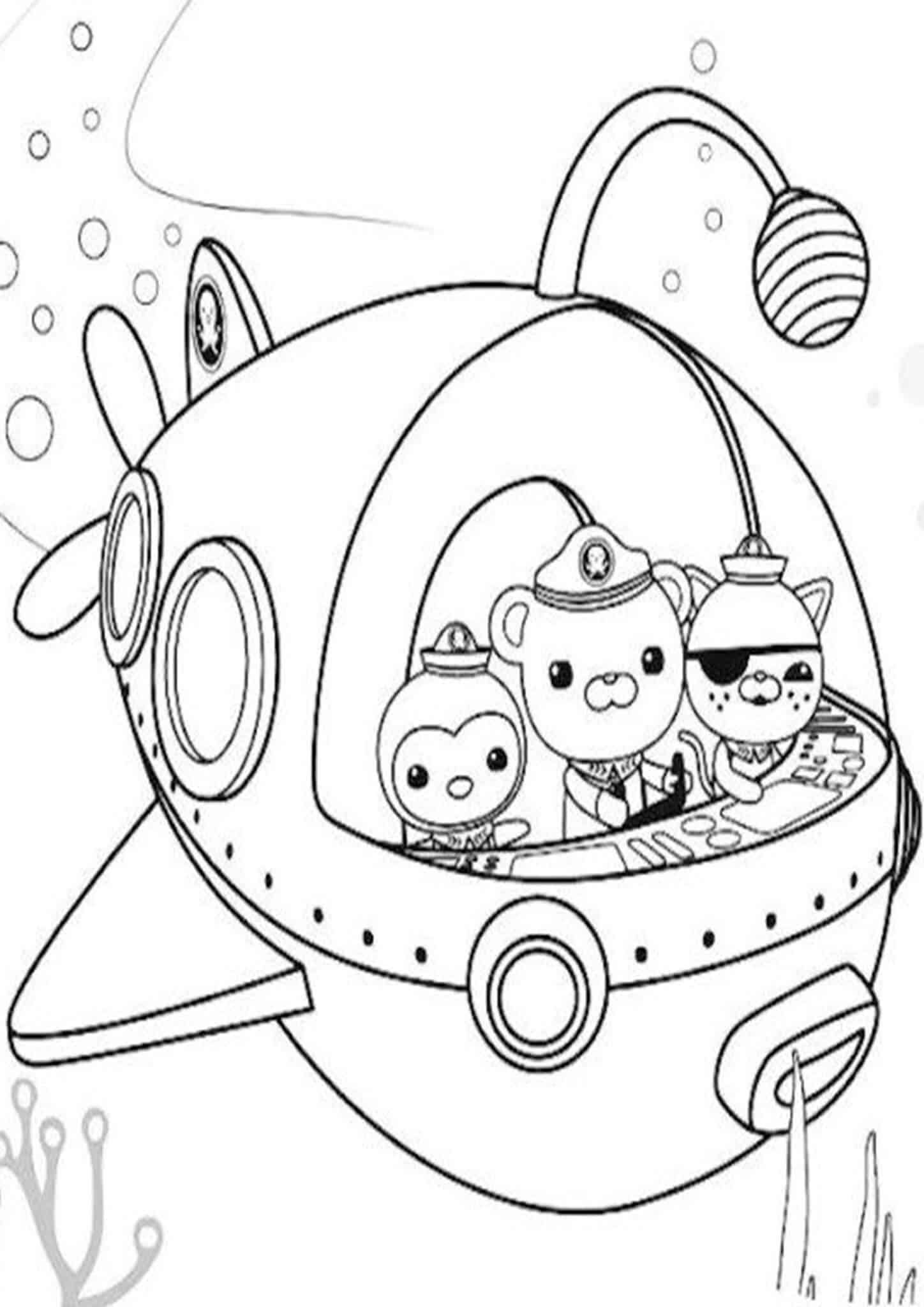 170+ Octonauts Coloring Pages 55