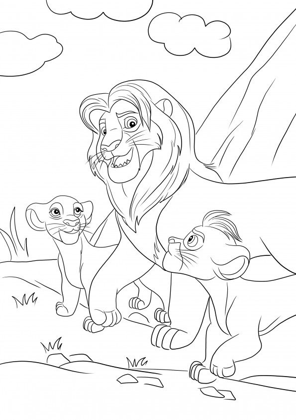 200+ Lion King Coloring Pages: Roar into Creativity 104