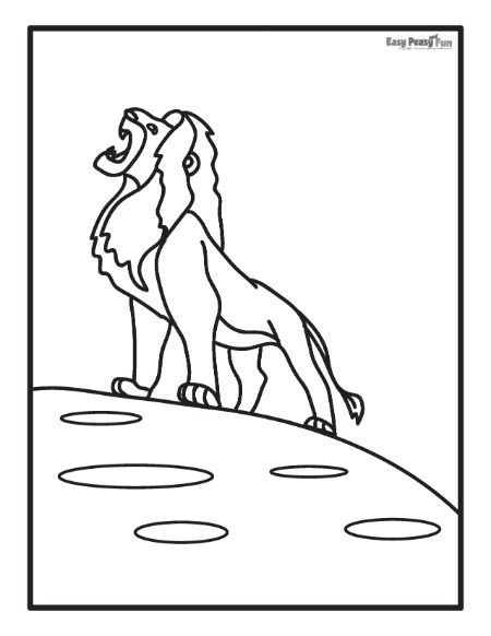 200+ Lion King Coloring Pages: Roar into Creativity 164