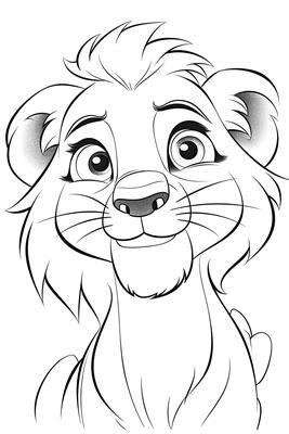 200+ Lion King Coloring Pages: Roar into Creativity 193
