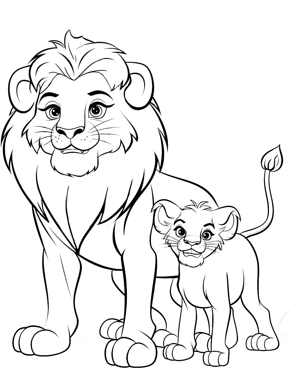 200+ Lion King Coloring Pages: Roar into Creativity 26