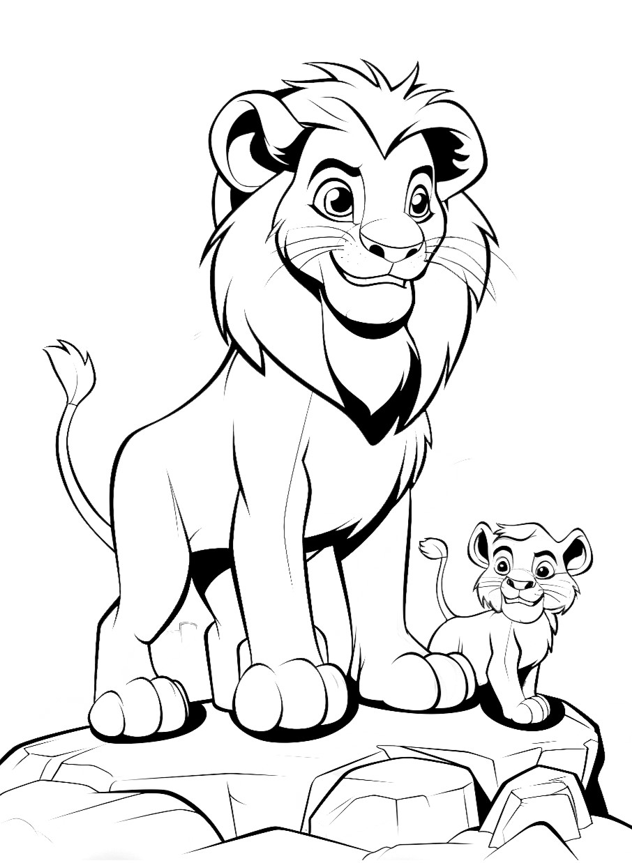 200+ Lion King Coloring Pages: Roar into Creativity 29