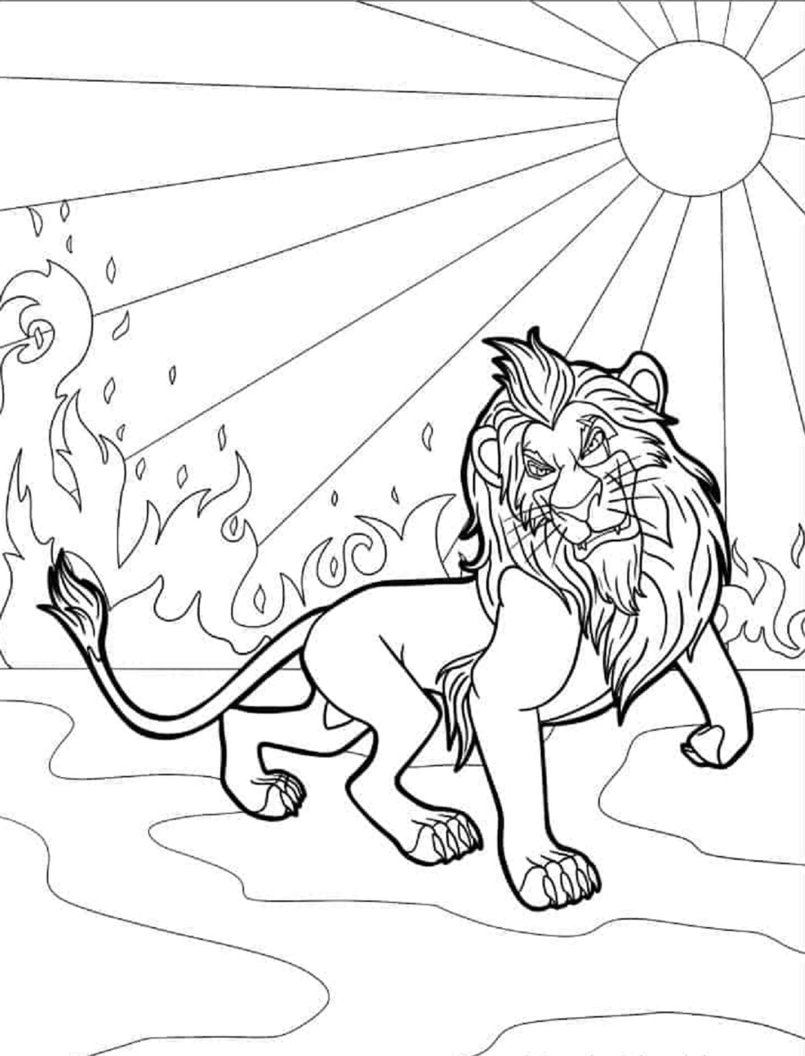 200+ Lion King Coloring Pages: Roar into Creativity 4