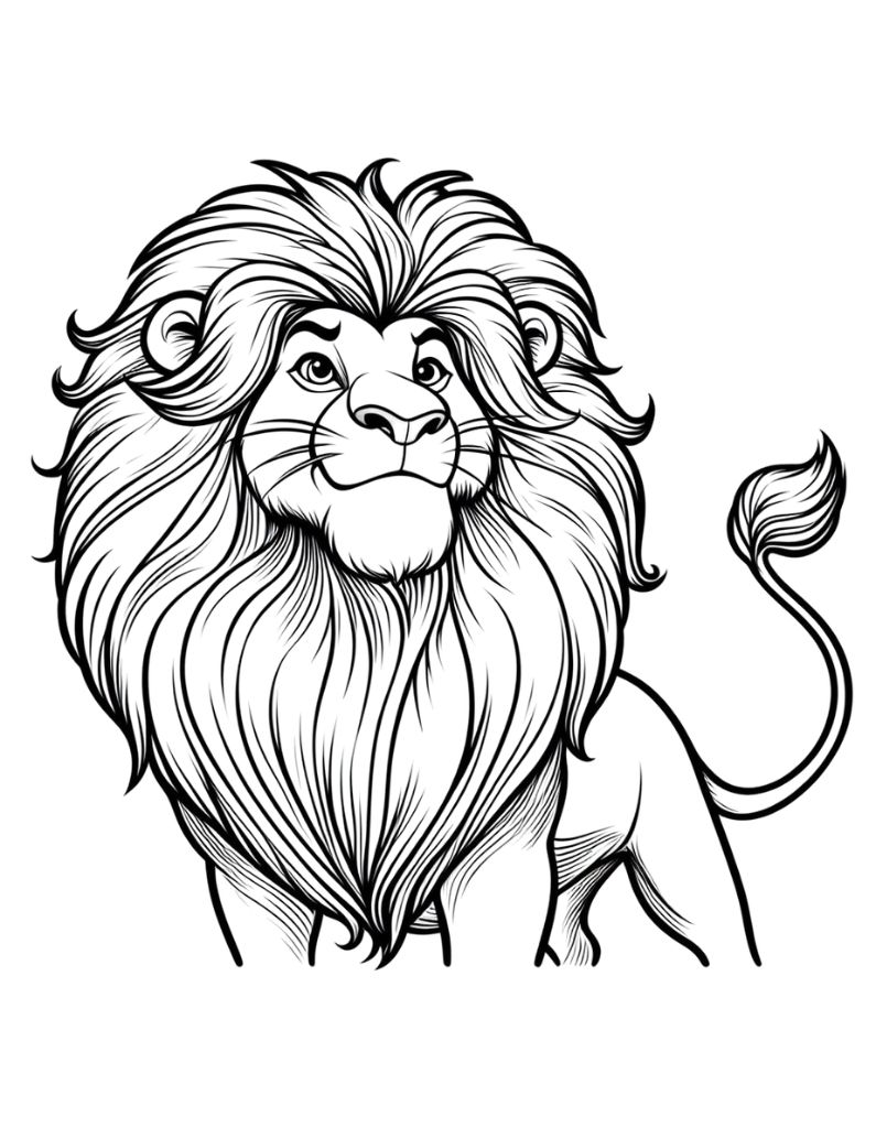 200+ Lion King Coloring Pages: Roar into Creativity 40