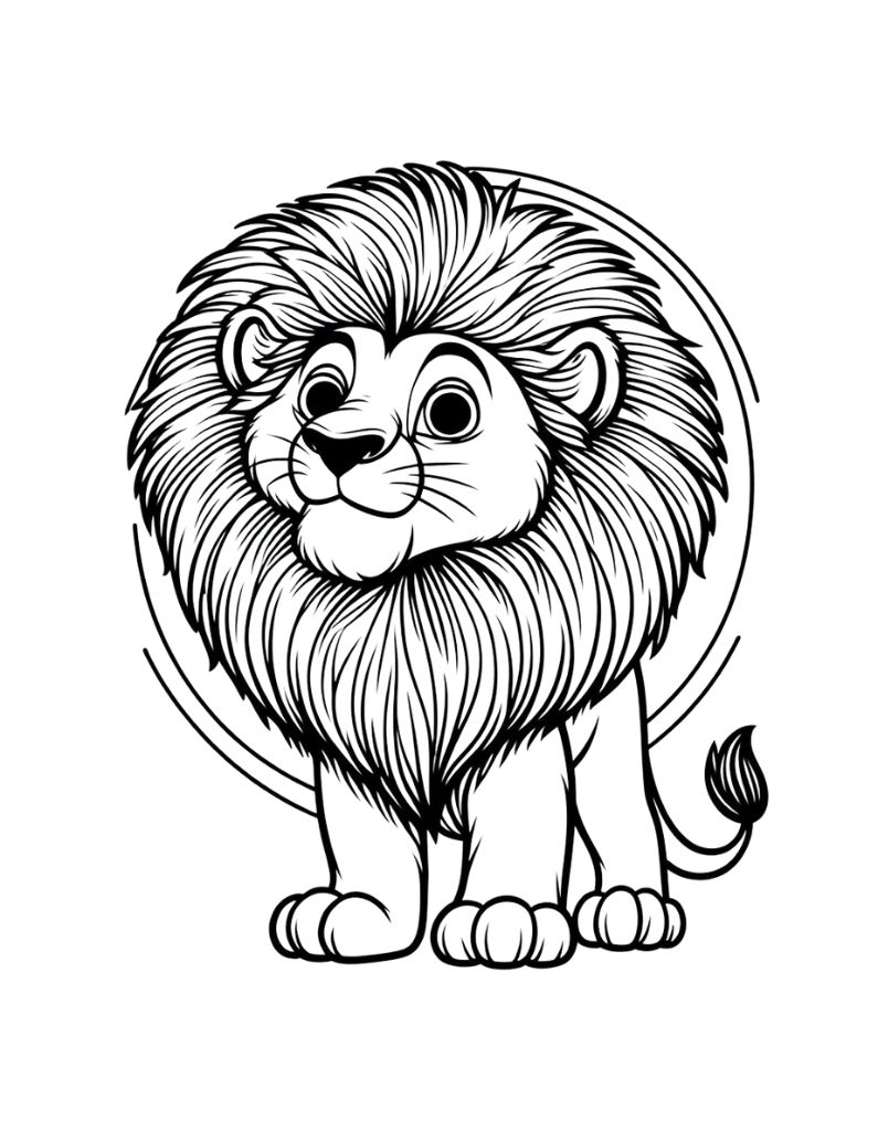 200+ Lion King Coloring Pages: Roar into Creativity 41