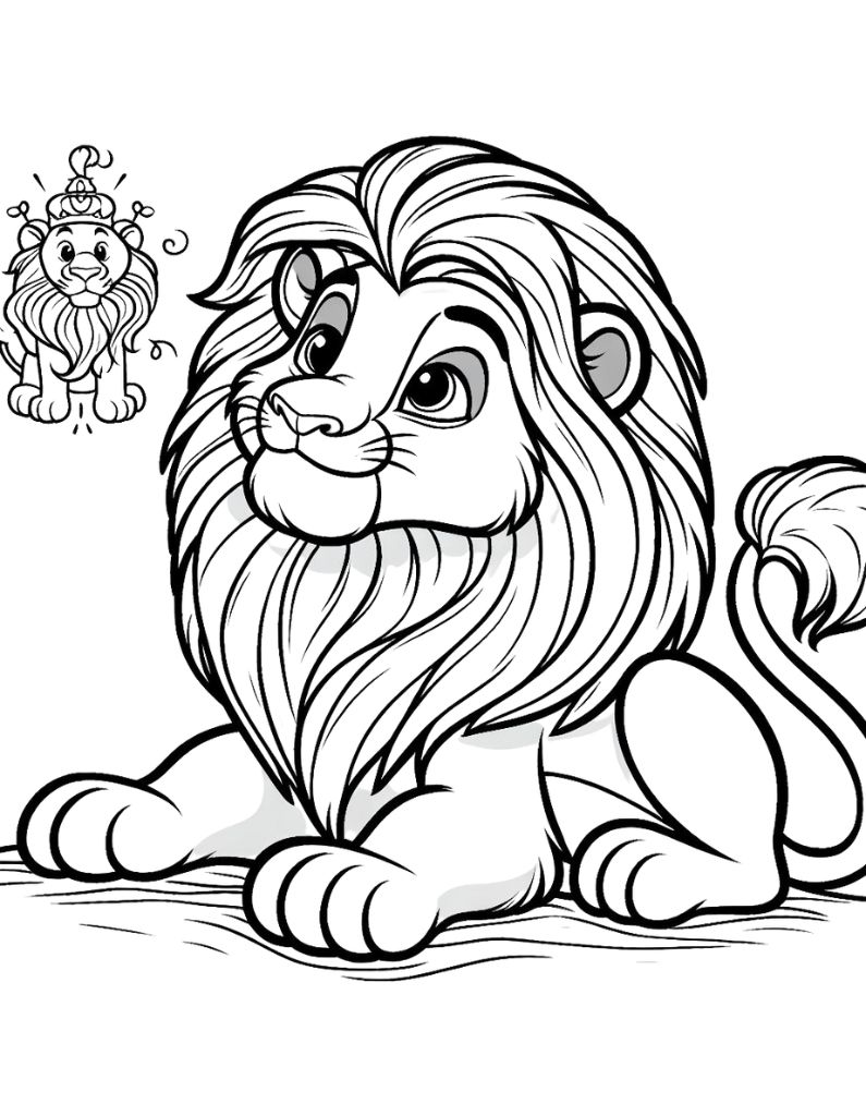 200+ Lion King Coloring Pages: Roar into Creativity 43