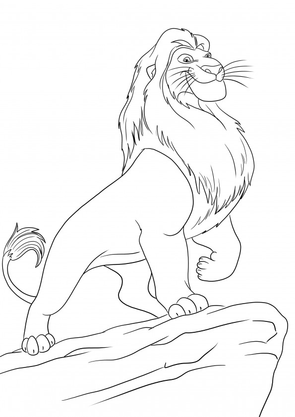 200+ Lion King Coloring Pages: Roar into Creativity 95