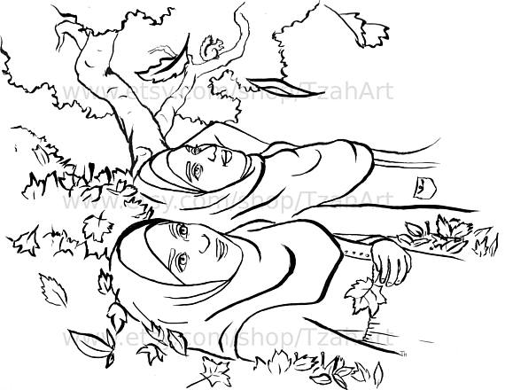 80+ Muslimah Coloring Pages 14