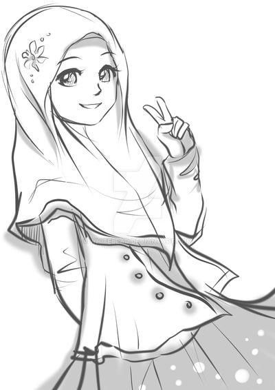 80+ Muslimah Coloring Pages 34