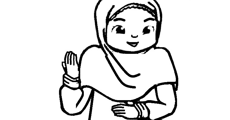 80+ Muslimah Coloring Pages 36