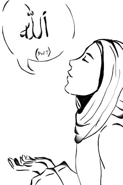 80+ Muslimah Coloring Pages 41