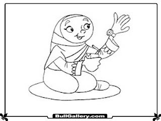 80+ Muslimah Coloring Pages 48