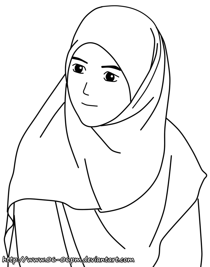 80+ Muslimah Coloring Pages 51