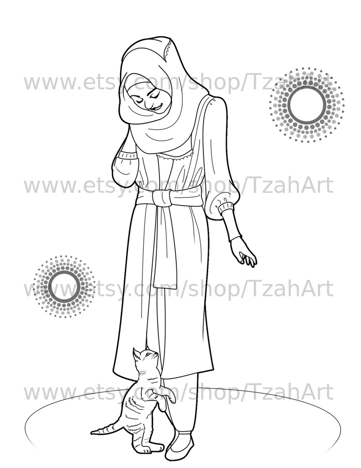 80+ Muslimah Coloring Pages 65