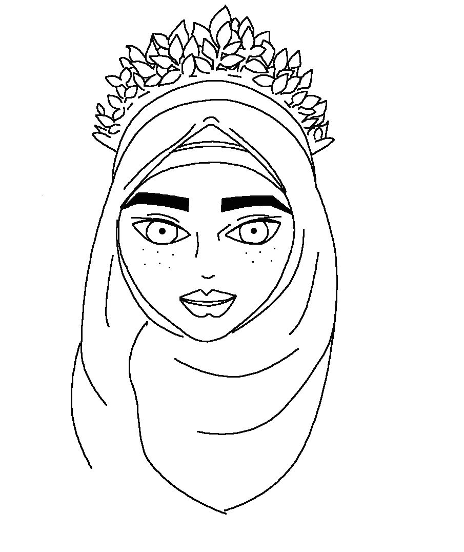 80+ Muslimah Coloring Pages 73