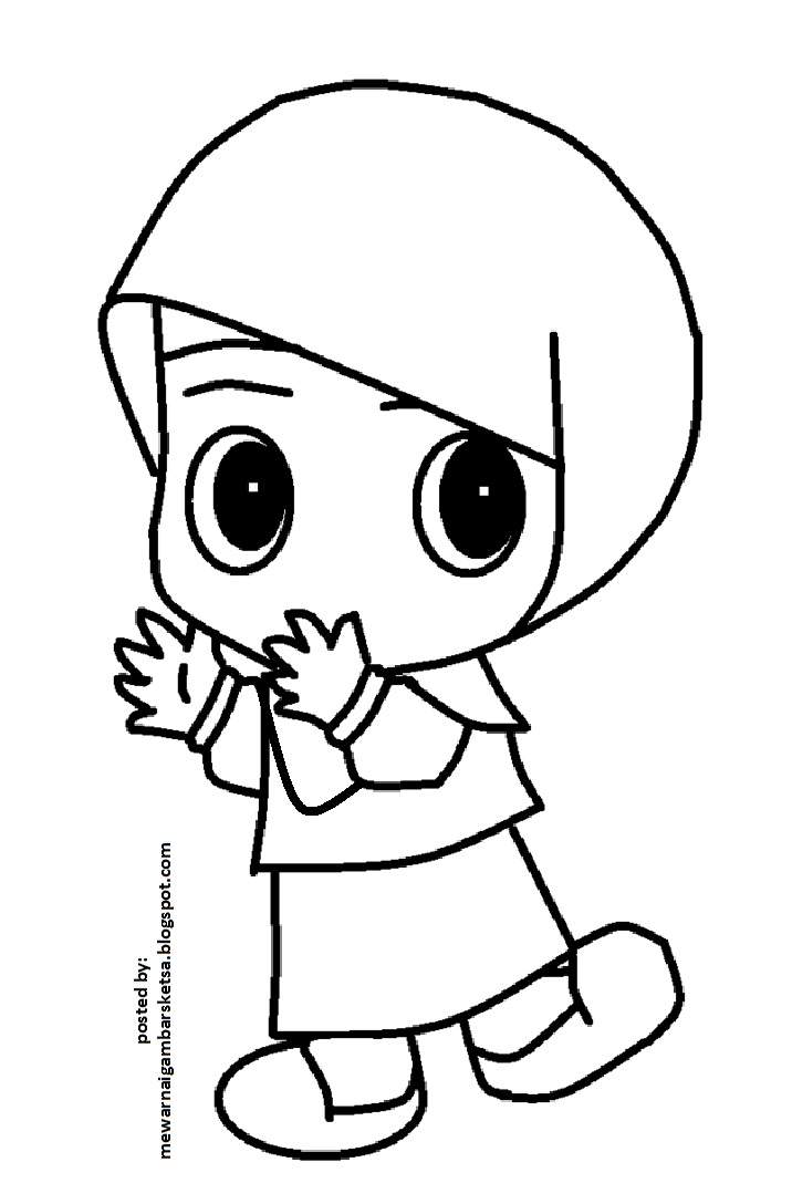 80+ Muslimah Coloring Pages 77