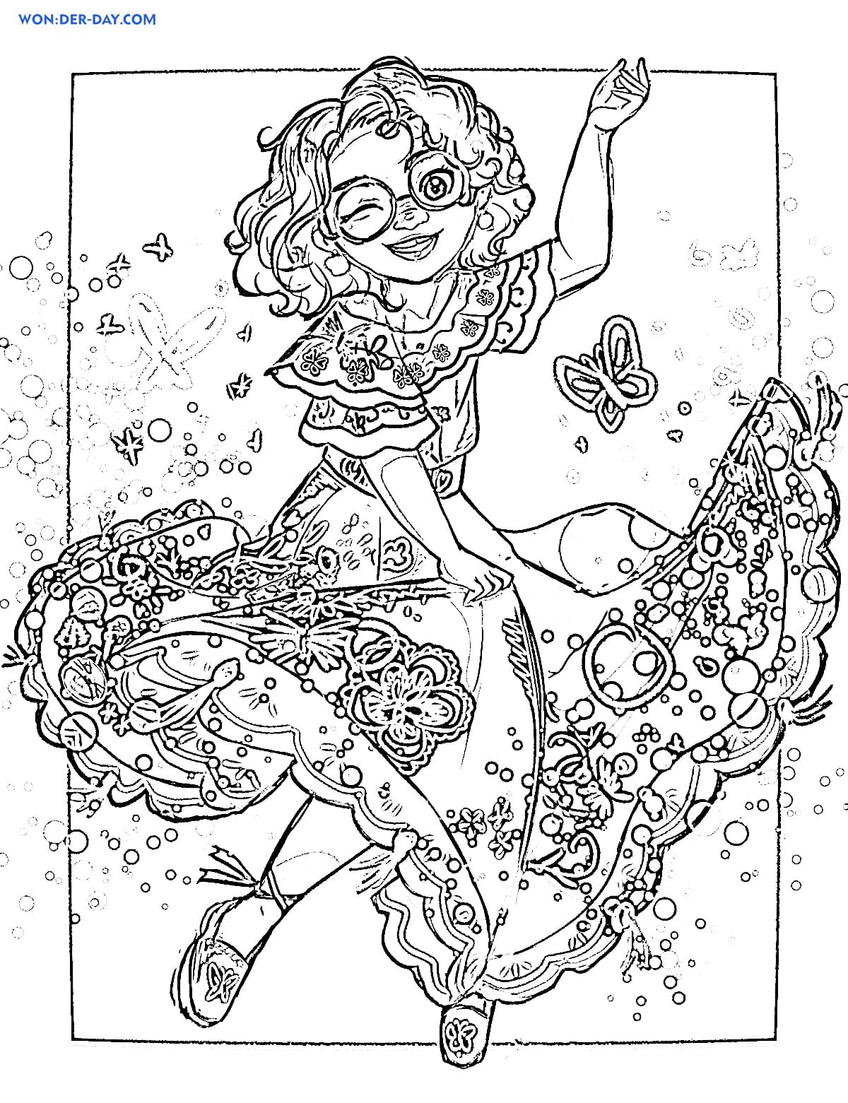 90+ Encanto Coloring Pages: Dive into the Magic 17